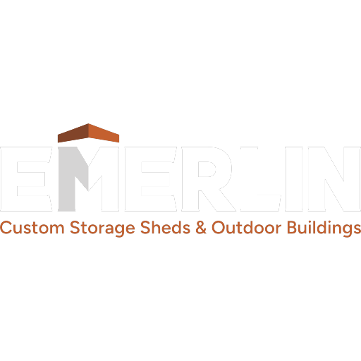 emerlin custom storage sheds outdoor buildings logo 1