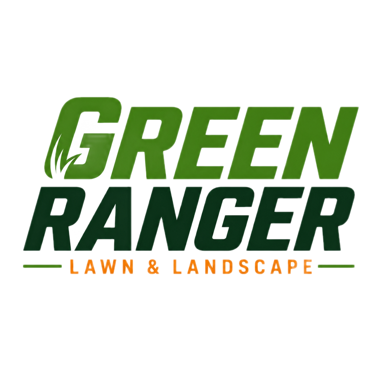 green ranger lawn landscape logo 1