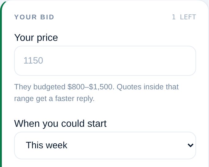 w bid