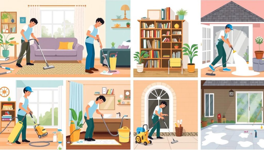 Types of cleaning services