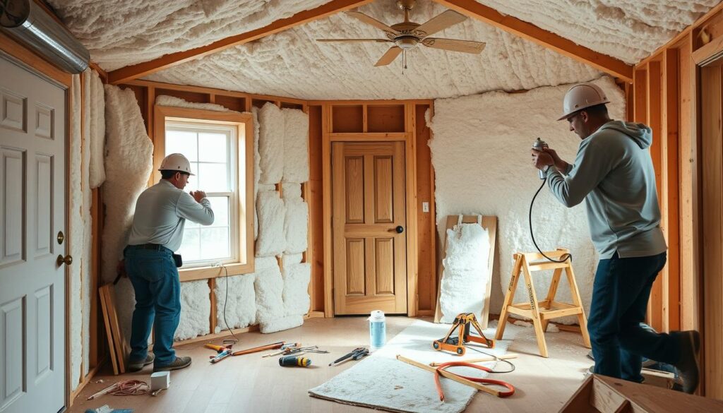insulation installation