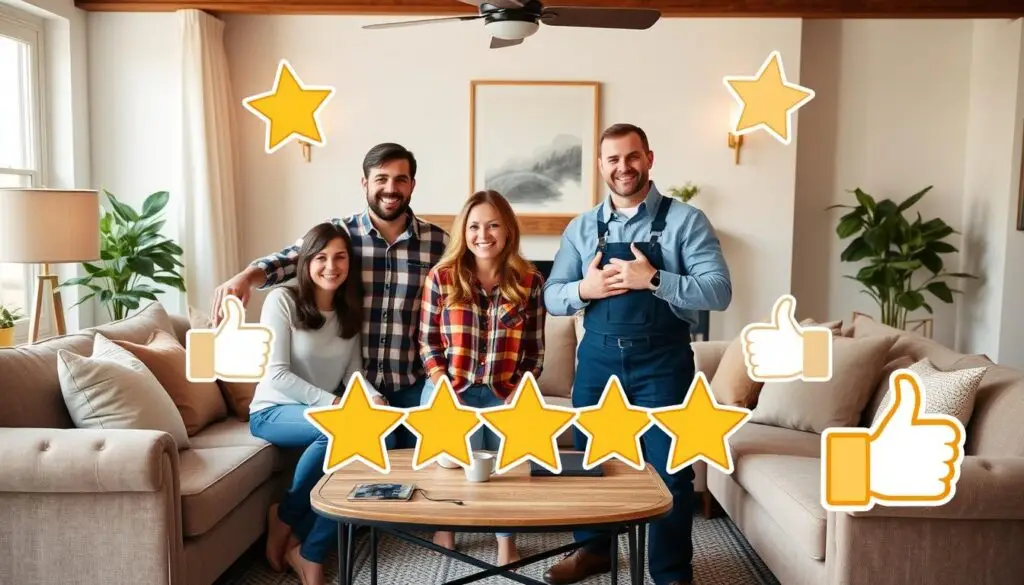 Building trust with customer testimonials