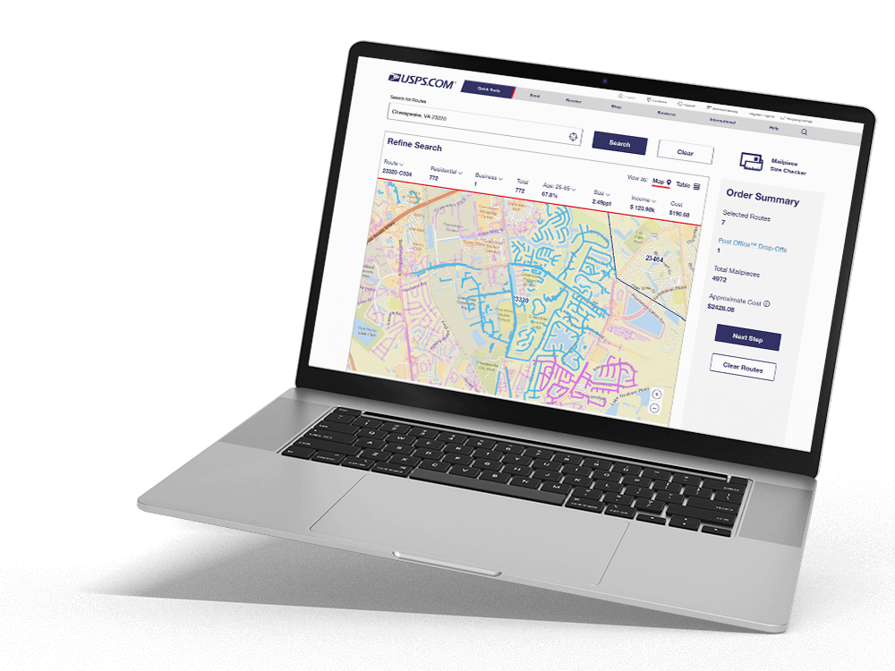 USPS EDDM Routes Search